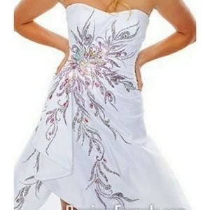 Posh Precious High Low Prom Dress - Size 6